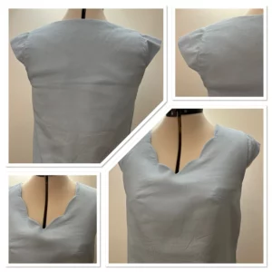 Blouse festonnée
